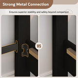 iPormis Upholstered Twin Size Bed Frame with Button Tufted Headboard, Linen Platform Bed with Thickened Support Legs, Padding Edge Design/Noise-Free/No Box Spring Needed, Black iPormis