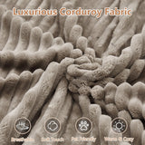 63" Boneless Couch Loveseat Sofa, Comfy Deep Seat Cloud Couch, Memory Foam, No Assembly Required Floor Sofa for Living Room, Bedroom, Apartment, Small Spaces, Corduroy, Camel Lakifun