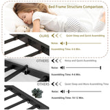 KEIKI Twin Loft Bed with Slide, House Style Bed Twin Size with Curtain, Guardrails, Pennant Banner Flag, Star Stickers, Storage Space, Metal Bed Frame for Teens Kids, White with Pink KEIKI