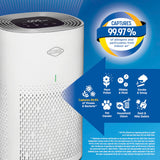 Clorox Air Purifiers for Home, True HEPA Filter, Medium Rooms Up to 1,000 Sq Ft, Removes 99.9% of Mold, Viruses, Wildfire Smoke, Allergens, Pet Allergies, Dust, AUTO Mode, Whisper Quiet Clorox Home Appliances