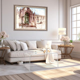 VDGPWA Premium Acrylic Coffee Table, 32" L*16" W *16" H, 3/5" Thick Clear Coffee Table for Living Room, Rectangle Lucite Coffee Table Modern Waterfall Coffee Table Acrylic Furniture VDGPWA