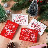 9 Pack Christmas Wooden Signs Farmhouse Christmas Tiered Tray Decorations Christmas Table Decor Christmas Block Signs for Xmas Holiday Party Table Centerpiece Home Crafts Decorations Roowest