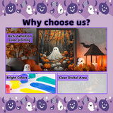 Arttoplus Halloween Paint by Numbers Kit for Adults Beginner-Ghost Adult Paint by Number Kits on Canvas, Ghost DIY Acrylic Oil Painting by Numbers for Adults for Gift Home Wall Decor(16x20inch) Arttoplus