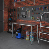 AmGood Stainless Steel Work Table Open Base | Metal Work Bench (Stainless Steel Table Open Base, 60" Long x 30" Deep) AmGood