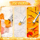 WUIVCTR DIY Paint by Number for Adult, Japanese Paint by Numbers, Japan Nature Landscape Adult Painting by Numbers Kits on Canvas, 16x20 Inch Mountain Painting by Numbers for Adults Beginner WUIVCTR