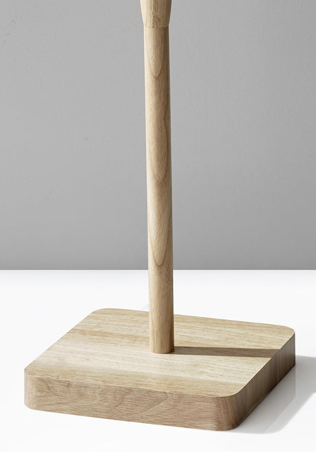 Adesso Home 4093-12 Transitional One Light Floor Lamp from Ellis Collection in Bronze/Dark Finish, Natural Adesso