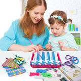 INSFUN Weaving Loom Kit for Kids Ages 6-12 - Best Birthday Gifts for Girls 6-8 8-12, DIY Craft Kit, Make Potholders and Bracelets - Fun Arts and Crafts Toys for Kids INSFUN