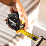 ToughBuilt - 25' ProBlade™ Tape Measure w/Blade Control Features, Easy-to-Read 1.25” Width Blade w/Double-Sided High Contrast Markings - (TB-H2-T-12225) ToughBuilt