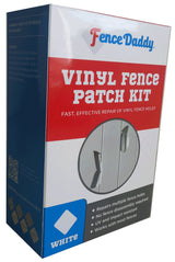 Vinyl Fence Post Repair Kit (Alternative to Replacement Vinyl Fence Panels, Posts, Pickets, Sections, Rails and Parts) White Fence Daddy Kit Fence Daddy