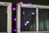 Silver Buffalo Hello Kitty Face with Pink Bow 20ct Decorative String Lights, 7 Feet Long, Battery Powered, Warm White LED Silver Buffalo