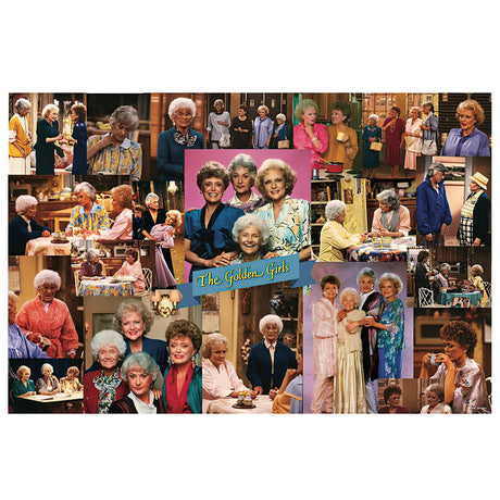 The Golden Girls Collage '80s Puzzle for Adults and Kids | 1000 Piece Jigsaw Puzzle Toy | Fun Interactive Brain Teaser for Family Game Night | 28 x 20 Inches Toynk