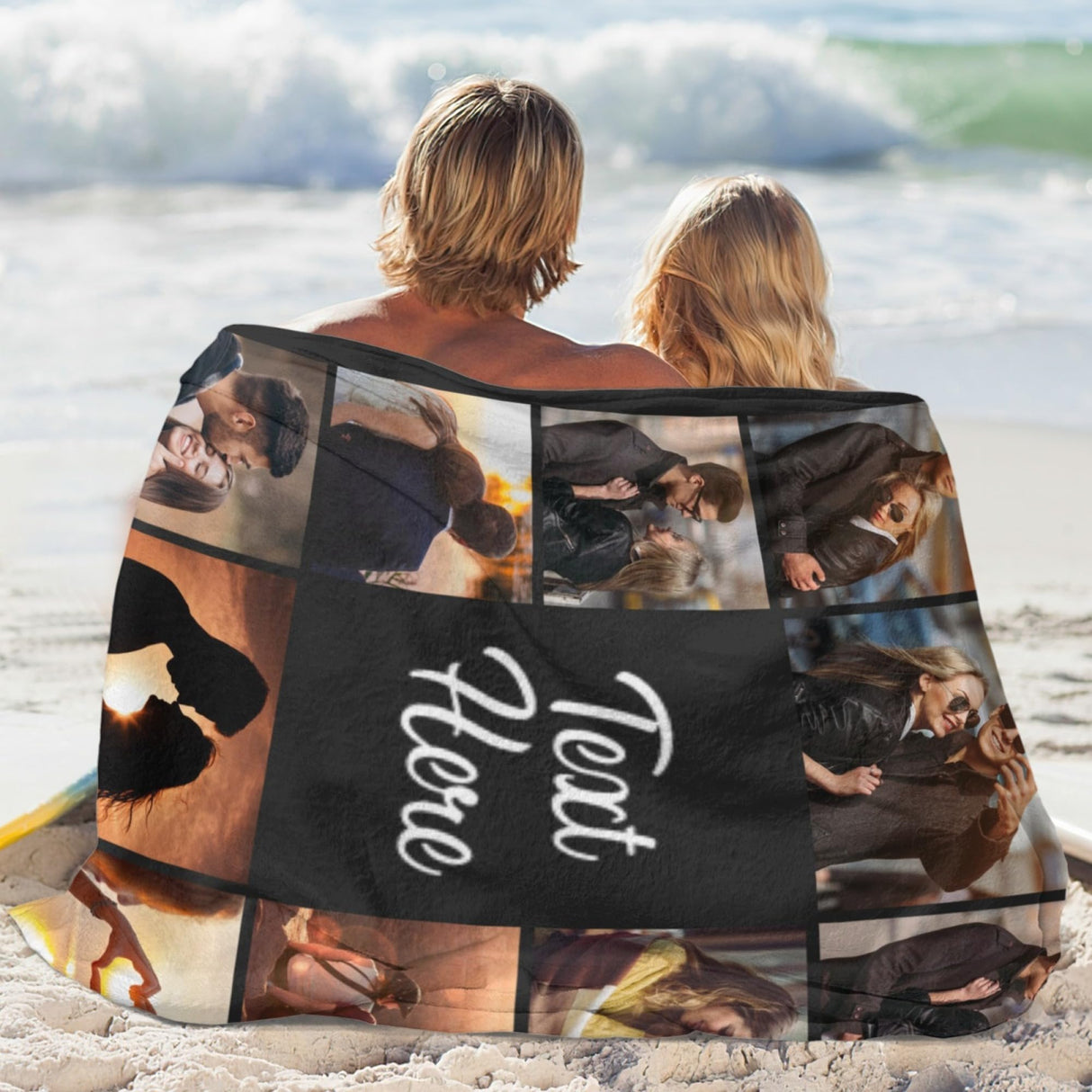 Custom Blanket with Picture Text Customized Blanket Thows Personalized Blanket Customizable Blanket Photo Blankets Customize Valentines Day Gifts for Mom Dad Couple Girlfriend Boyfriend Wife Husband Printwoo