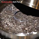 SURESTOVE Large Smokeless Fire Pit 26" with Stand Wood Burning Stainless Steel Outside Firepits for Outdoor Backyard Patio Garden Picnic Camping Bonfire SURESTOVE