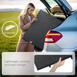 Tektalk Jigsaw Puzzle Table with Integrated Adjustable Stand/Bracket, 3-Tilting-Angle Puzzle Plateau with Cover & 4 Sorting Drawers, Super Lightweight Felt Puzzle Board, for Up to 1500 Pieces - Gray Tektalk