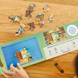 Melissa & Doug Take-Along Magnetic Jigsaw Puzzles Travel Toy On the Farm (2 15-Piece Puzzles) - FSC Certified Melissa & Doug