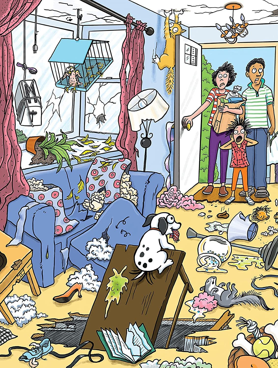 Ceaco - Search and Funny - Puppy Love - 750 Piece Jigsaw Puzzle Ceaco