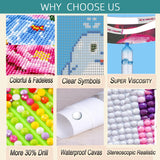 Diamond Painting Kits for Adults, Dog Diamond Art Kits, DIY 5D Dog Diamond Art Paint with Round Diamonds Full Dril Puppy Gem Art Painting Kit for Home Wall Decor (12x16inch) Axquilon