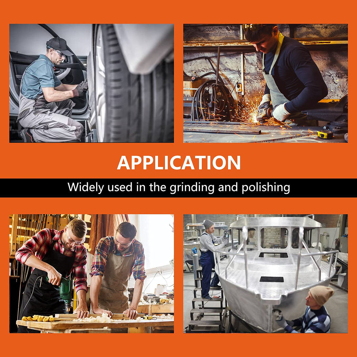 Tshya 240pcs 2inch Sanding Discs Pad Variety Kit for Drill Grinder Rotary Tools Attachment with 2Pcs 1/8"&1/4" Shank Backer Plate, Sanding Pads Includes 80-3000 Grit Tshya