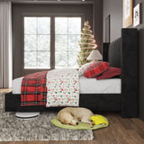 Jocisland King Size Bed Frame Upholstered Platform Bed with Tall Headboard Wingback, Velvet Vertical Channel Tufted, No Box Spring Needed, Easy Assembly, Black Jocisland