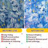 Puzzle Glue with New Sponge Head, Clear Water-Soluble Quick Dry Jigsaw Puzzle Glue, Suitable for 1000/3000/5000 Pieces of Paper and Wood Puzzle, 120ml*2 Bellisinno