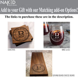 Personalized Cutting Boards - Laser Engraved Handmade Cutting Boards - Maple or Walnut Wood Cutting Boards for Kitchen - 2 Way Display or Charcuterie Boards - Personalized Gifts for Couples NakedWoodWorks