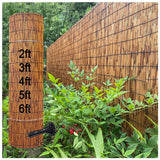 Natural Reed Fencing Rolls, Outdoor Privacy Fence Breathable Garden Fencing for Balcony Backyard Patio Fencing Divider Decors Fence, 2ft 2.3ft 3ft 3.3ft 3.6ft 4ft 4.6ft 5ft 6ft High(70*300cm(2.3*9.8ft HSPLXYT