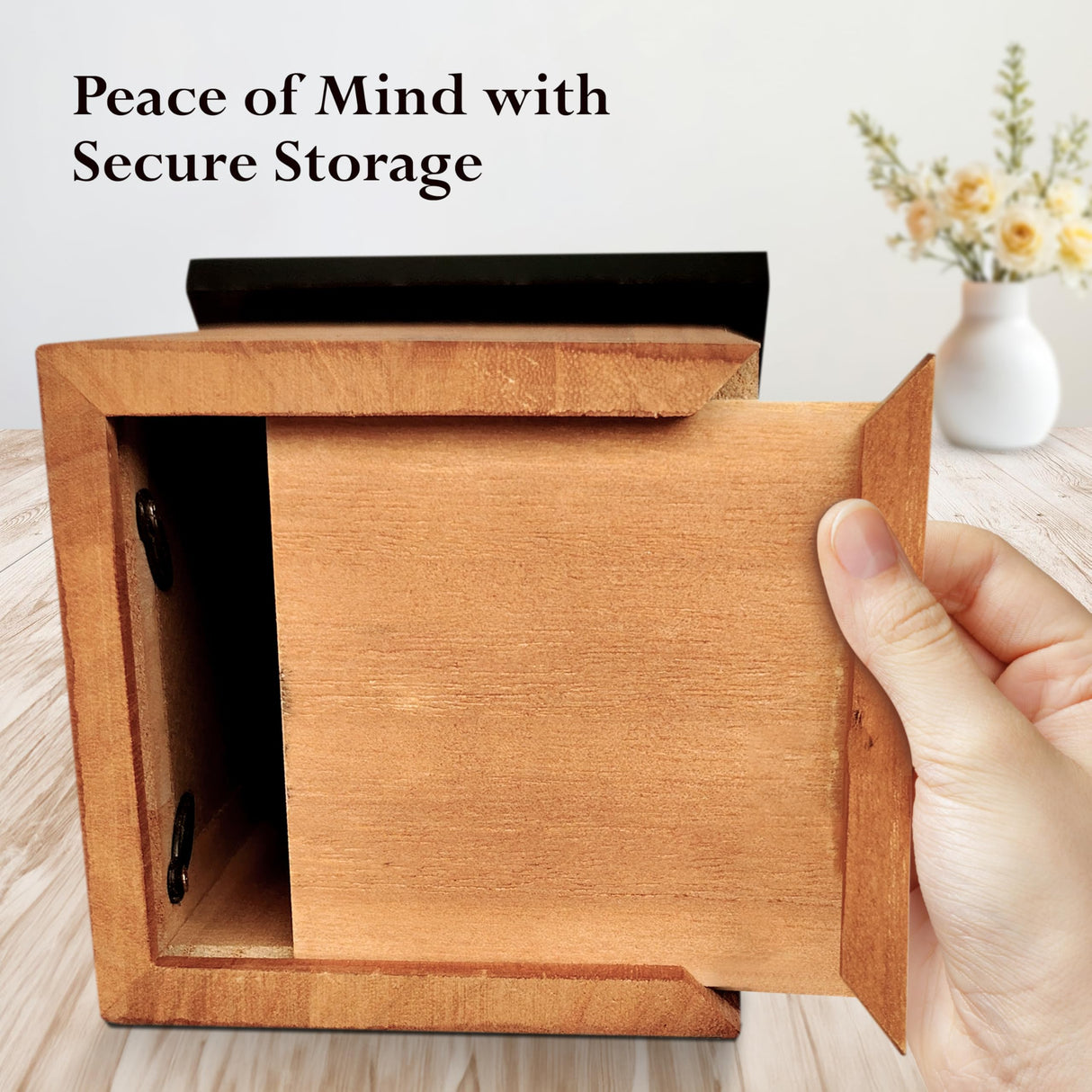 GoldenHugz Dog Memorial Frame with Photo Slot and Keepsake Box Sympathy Gift for Loss of Dog GoldenHugz