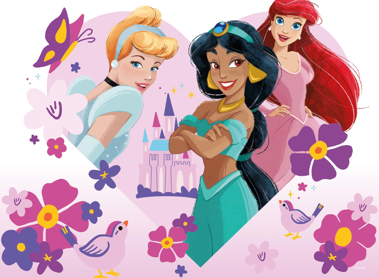 Ceaco - Disney - Princess Trio - Glitter Puzzle - 100 Piece Jigsaw Puzzle Ceaco