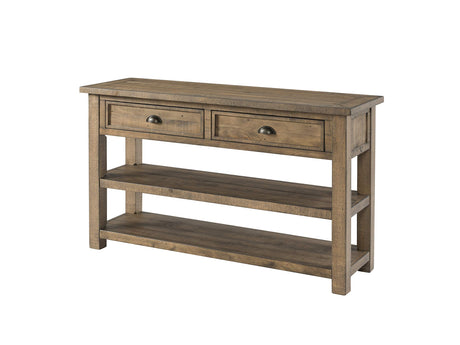 Martin Svensson Home Monterey Solid Wood Sofa Console Table - Reclaimed Natural Finish - Modern Farmhouse - Entryway Table with Two Spacious Drawers Martin Svensson Home