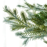 HOMCOM 6ft Artificial Christmas Tree Holiday Décor with 795 Branches, Auto Open, Steel Base, Wide Shape, Easy-to-Shape Branches HOMCOM