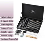 Mr. Pen- Sketching Pencils Set, 25 pcs, Art Set, Graphite Pencils for Sketching Mr. Pen