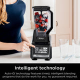 Ninja BL642 Nutri Ninja Personal & Countertop Blender with 1200W Auto-iQ Base, 72 oz. Pitcher, and 18, 24, & 32 oz. To-Go Cups with Spout Lids, For Smoothies, Shakes & More, Dishwasher Safe, Black Ninja