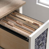 Sauder Cottage Road Desk, Soft White finish Sauder