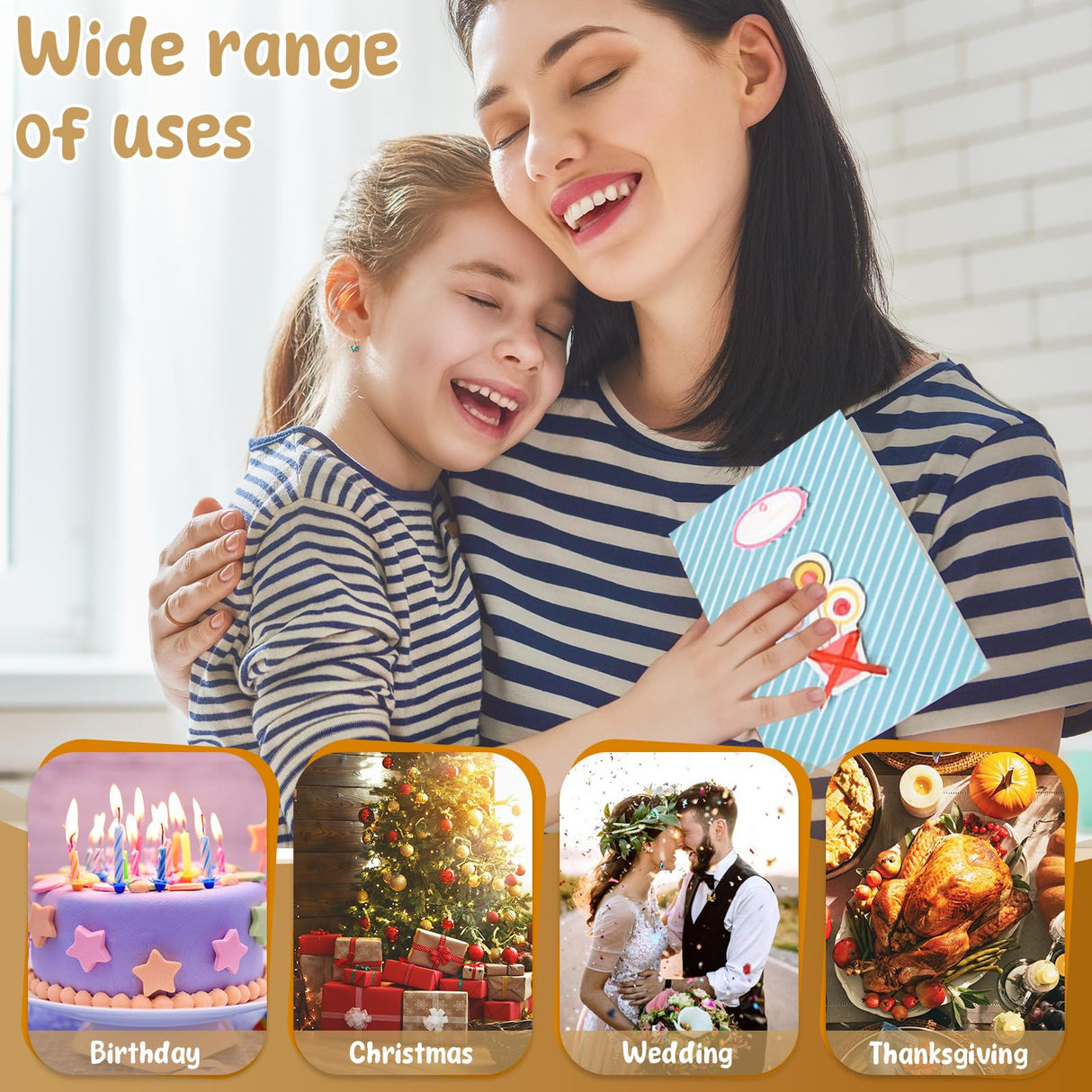 Handmade DIY Greeting Card Kits Includes 16 Cards 16 Envelopes with Decoration Accessories, DIY Greeting Card Making Kits, Personalized DIY Greeting Card Set for Craft Birthday Card Making (Pink) Tcwhniev