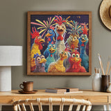Chicken Puzzles for Adults 1000 Pieces, PICKFORU Happy Chicken Jigsaw Puzzle 1000 Pieces, Funny Rooster Hard Difficult Thanksgiving Puzzle as Wall Art PICKFORU