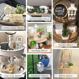 Kate Aspen Rustic Farmhouse Decor White Candle Holder Lantern Decorative (5 Inch), Wedding Decoration, Centerpiece Table Decorations, Home Decor, Shelf Decor, Fireplace Lantern Kate Aspen