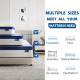 Avenco King Mattress, Hybrid King Size Mattress in a Box, 12 Inch King Size Mattresses with Comfort Foam and Pocket Coils for Pressure Relief Motion Isolation Avenco