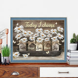 Axquilon Diamond Art Kits for Adults, Inspirational Diamond Painting Kits for Beginners, 5D Daisy Round Full Drill Gem Art for Adults, Paint by Diamonds Pictures DIY Crafts Kits 16x12inch Axquilon