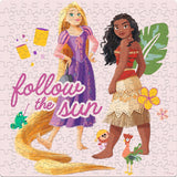 Ceaco - Disney Princess Featuring Rapunzel and Moana - Follow The Sun - 200 Piece Jigsaw Puzzle Ceaco