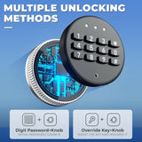 Greenvelly 12-15 Gun Safe for Rifles and Pistols,Quick Access Rifle Gun Safe with Password Lock, Gun Cabinet with Shelves for Home,Office(Assembly Required) Greenvelly