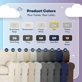 Serta Copenhagen Rolled Arm Sofa, Easy Care Polyester, Soft Pillow Back, Pocket Coil Seat Cushions, Removable Covers, Couch for Small Spaces, Living Rooms or Bedrooms, 61" Loveseat, Tan Serta