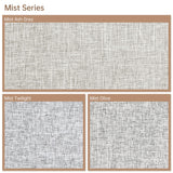 Motorized Blinds with Remote: Kincmo 100% Blackout Motorized Roller Shades Work with Apple Homekit,Alexa,Google Home, Customized Electric Blinds with App,Voice Control (A Blackout Fabric Swatch) KINCMO