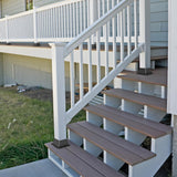 FMhotu 4x4 Post Base 4Pcs, Internal 3.6"x3.6" Heavy Duty Powder-Coated Steel Post Bracket Fit for Standard Wood Post Anchor, Decking Post Base for Deck Porch Handrail Railing Support FMhotu