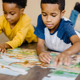 Melissa & Doug Dinosaurs Floor Puzzle - 48 Pieces (2 Feet x 3 Feet Assembled) - FSC Certified Melissa & Doug