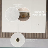 Outsunny 10' x 10' Outdoor Pergola Canopy, Metal Patio Canopy with Weather-Resistant Fabric and Drainage Holes for Backyard, Garden, Porch, Beach, Cream White Outsunny