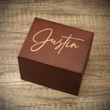 Awerise Personalized Engraved Wooden Watch Box, Watch Organizer, Groomsman Gifts, Custom Watch Case Awerise