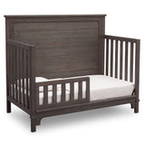 Delta Children Simmons Kids Slumbertime Monterey 4-in-1 Convertible Crib, Rustic Grey Delta Children