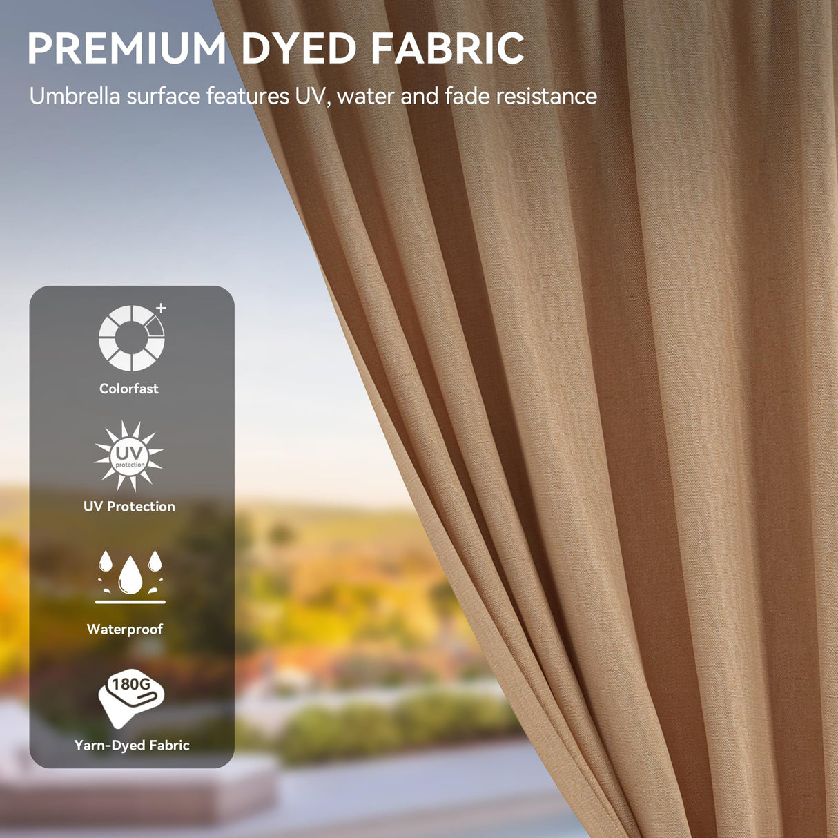 YITAHOME 10x12ft Hardtop Gazebo with Nettings and Curtains, Heavy Duty Double Roof Galvanized Steel Outdoor Combined of Horizontal Vertical Stripes Roof for Patio, Backyard, Deck, Lawn (Bronze) YITAHOME