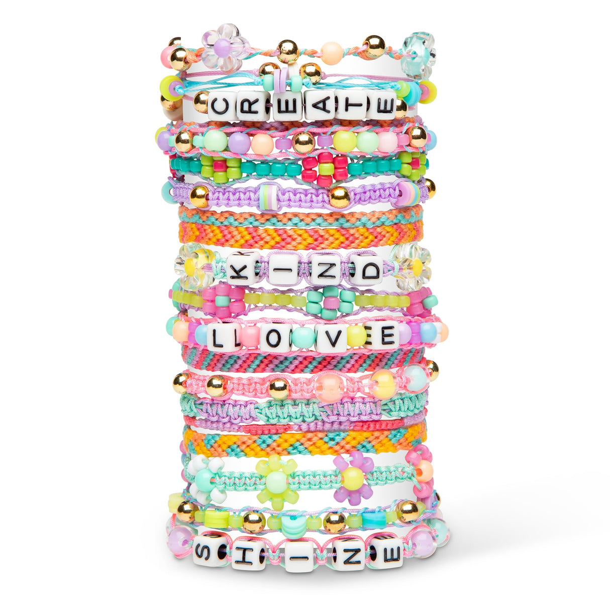 Rainbow Loom: Wrap it Loom Bracelet Maker - DIY Friendship String Bracelet Kit, 600 Beads, 4 Bracelet Styles, Jewelry Crafting Activity, Kids Ages 8+ Rainbow Loom