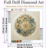 EIBEILI Diamond Painting Kits for Adults, Mandala DIY 5D Diamond Art Kits for Kids Diamond Dots for Adults Clearance Full Drill Crystal Craft Kits for Home Wall Decor Gifts 11.8x11.8 inch EIBEILI